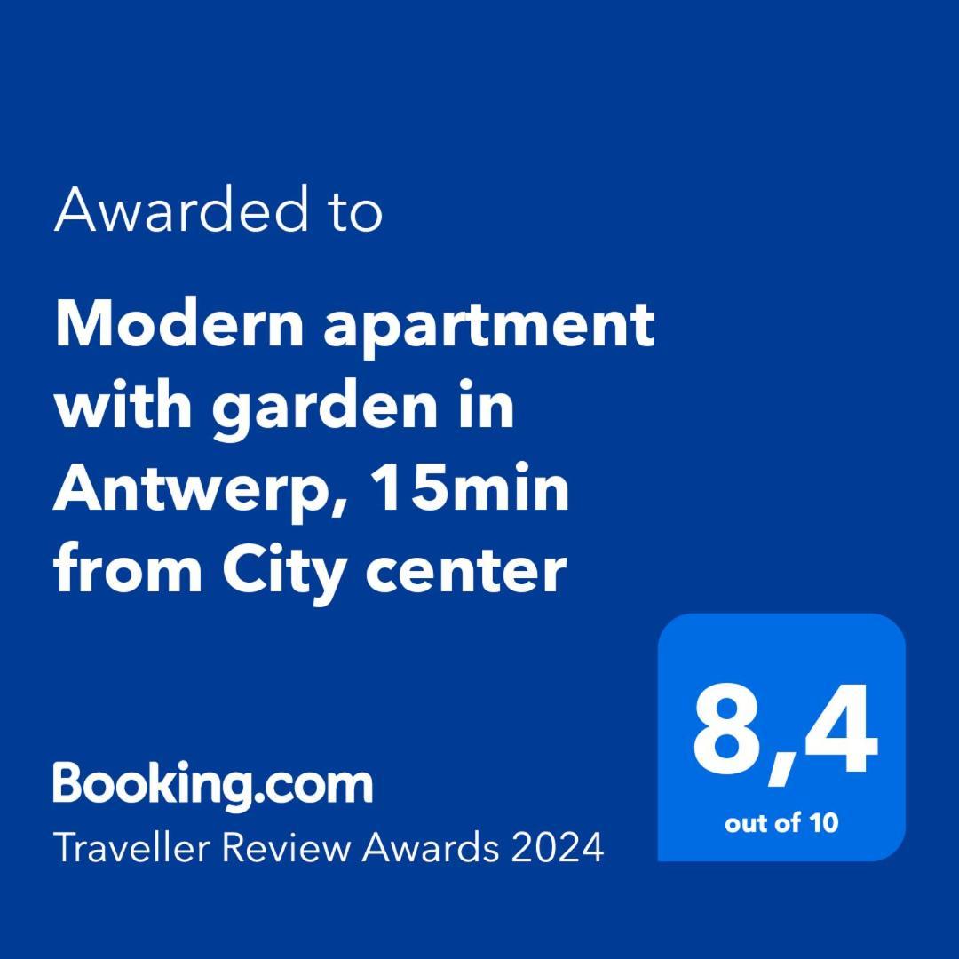 Modern Apartment With Garden In Antwerp, 15Min From City Center Bagian luar foto